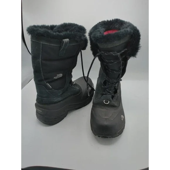 THE NORTH FACE HEAT SEEKER waterproof 200 gram insulation Boots size 6 Black THE NORTH FACE Heat Seeker 200 Gram Insulation Women 6  main image 4